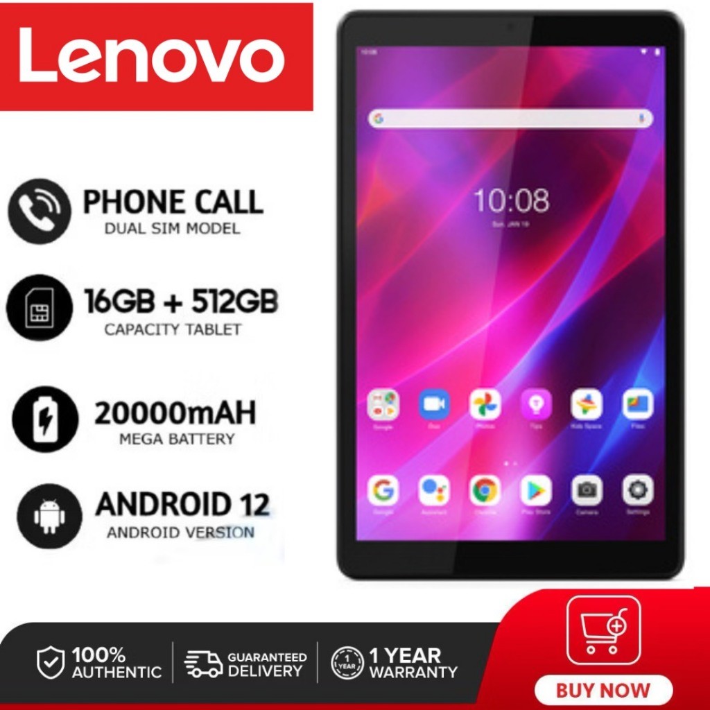 2024 Lenovo Tablet Tab แท็บเล็ต M11 Pro แท็บเล็ต แท็บเล็ต แท็ปเล็ต แรม 16GB รอม 512GB