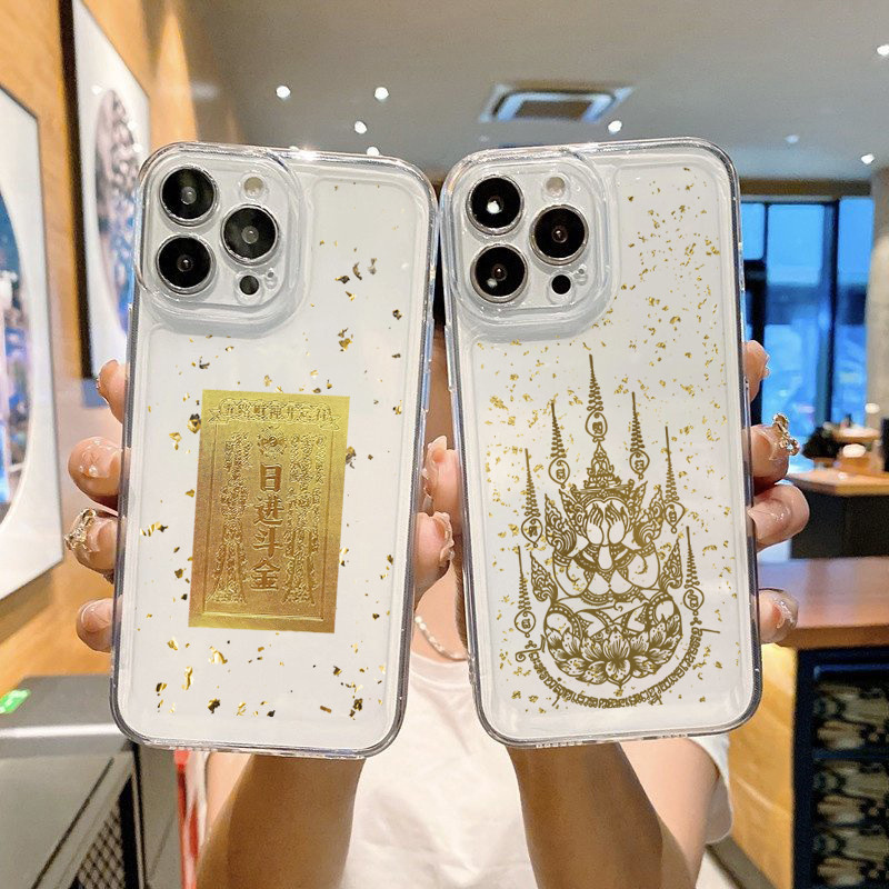 นิ่มกันกระแทก เคสโทรศัพท์ เคสไอโฟน 13/15 pro max สำหรับรุ่น 11/12/13/14 Plus 7 Plus X/XR นิสชินโกลเด้นบัคเก็ต