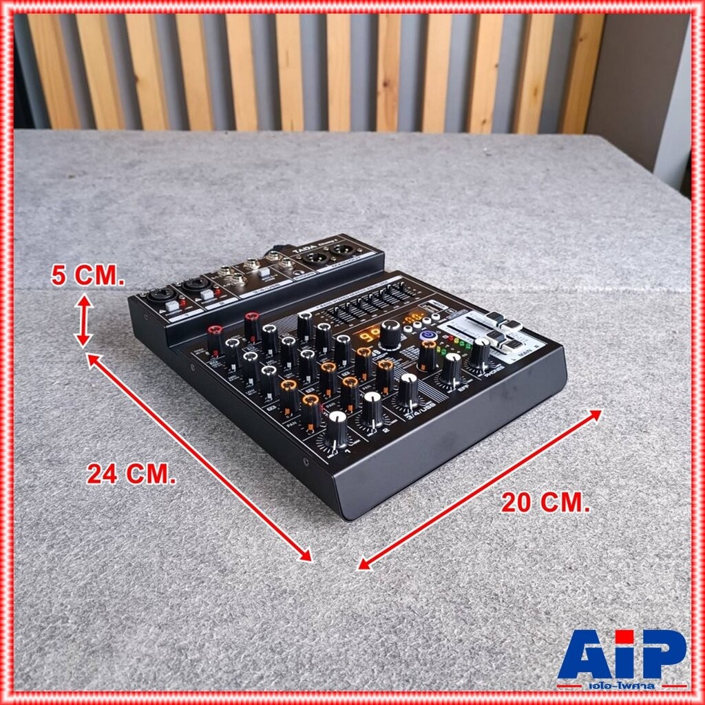 TADA CHAMP-4 MIXER มิกเซอร์อนาล็อก 4 แชนแนล บลูทูธ Bluetooth mixer เอฟเฟคแท้ ธาดา TA DA CHAMP 4 CHAMP4 เอไอ-ไพศาล