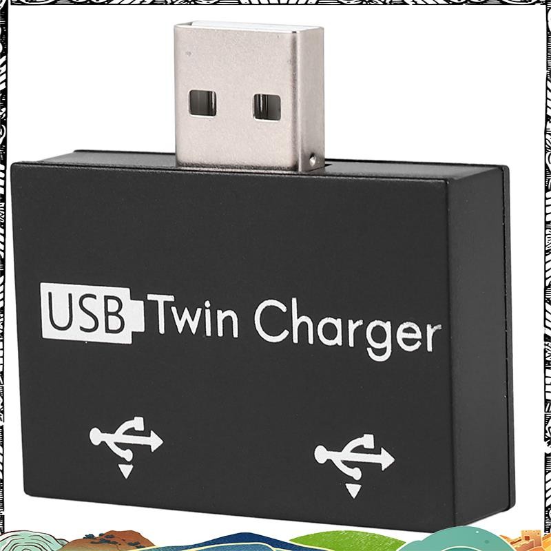 Usb 2.0 Male to Twin Female Charger Dual 2 Port USB Dc 5V Charger Splitter Hub Adapter Converter Connector neweer
