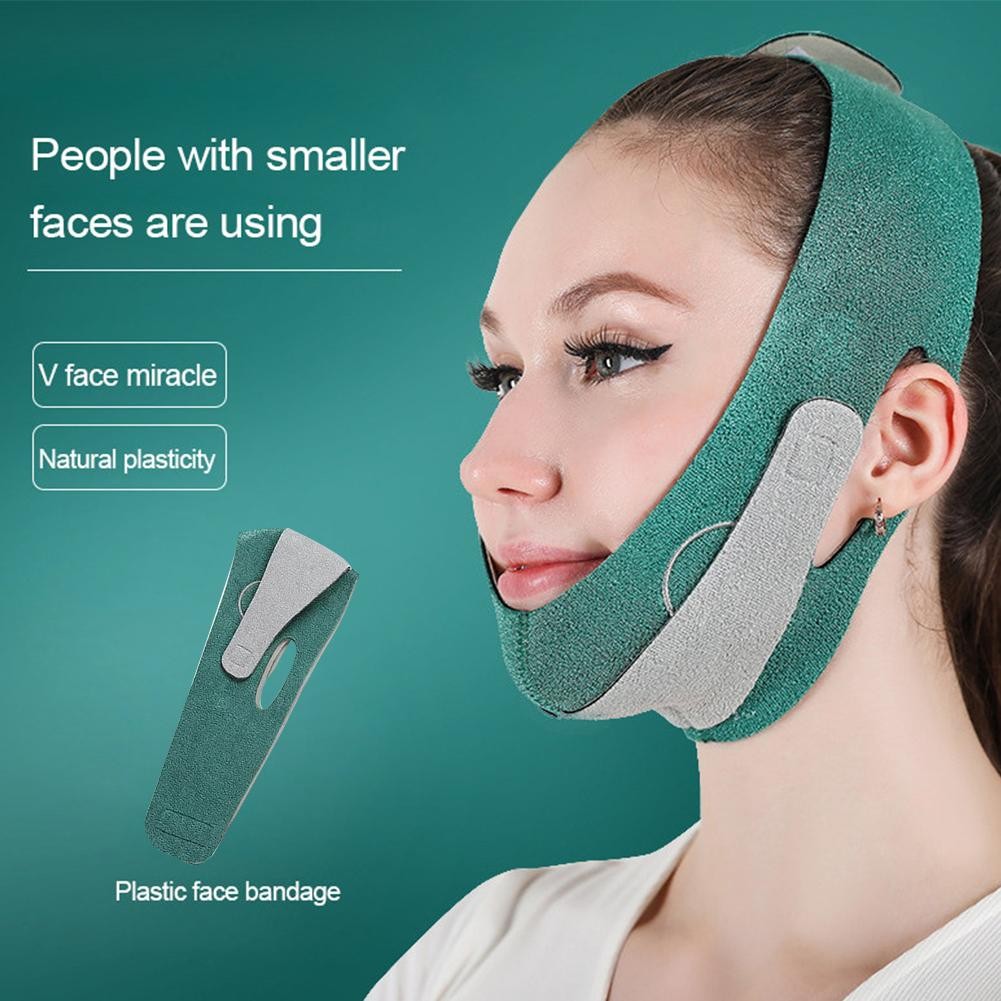 V Face Belt Bandage V Line Face Shaper ผู้หญิง Chin Cheek Up Skin Lift Care เข็มขัด I1J5