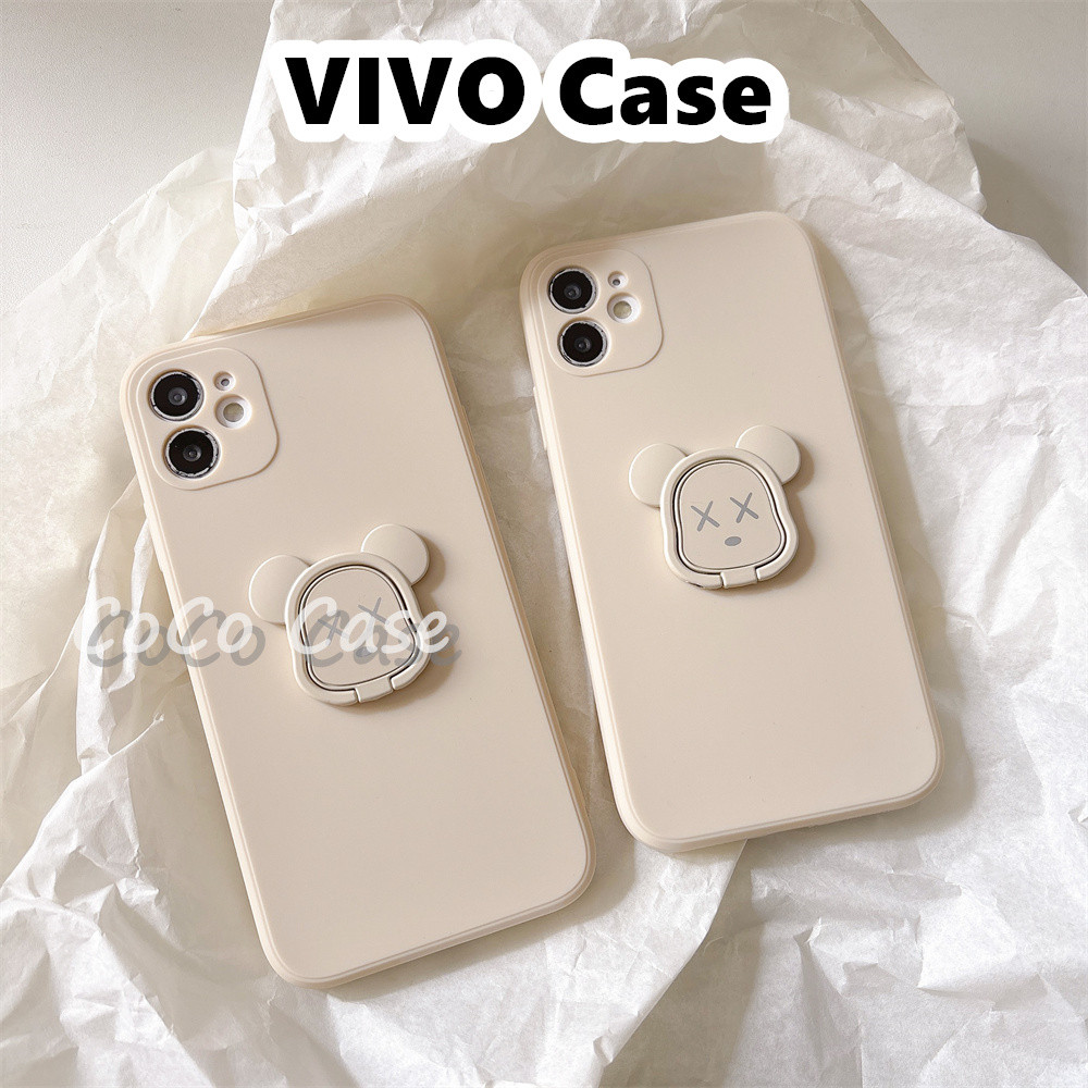 Case HomeFor VIVO Y55/66/70/71/72 Y76/77/78/89/90/91 Z1/5/6/10 เคสซิลิโคนคลุมทั้งหมดเคสโทรศัพท์สีขาว