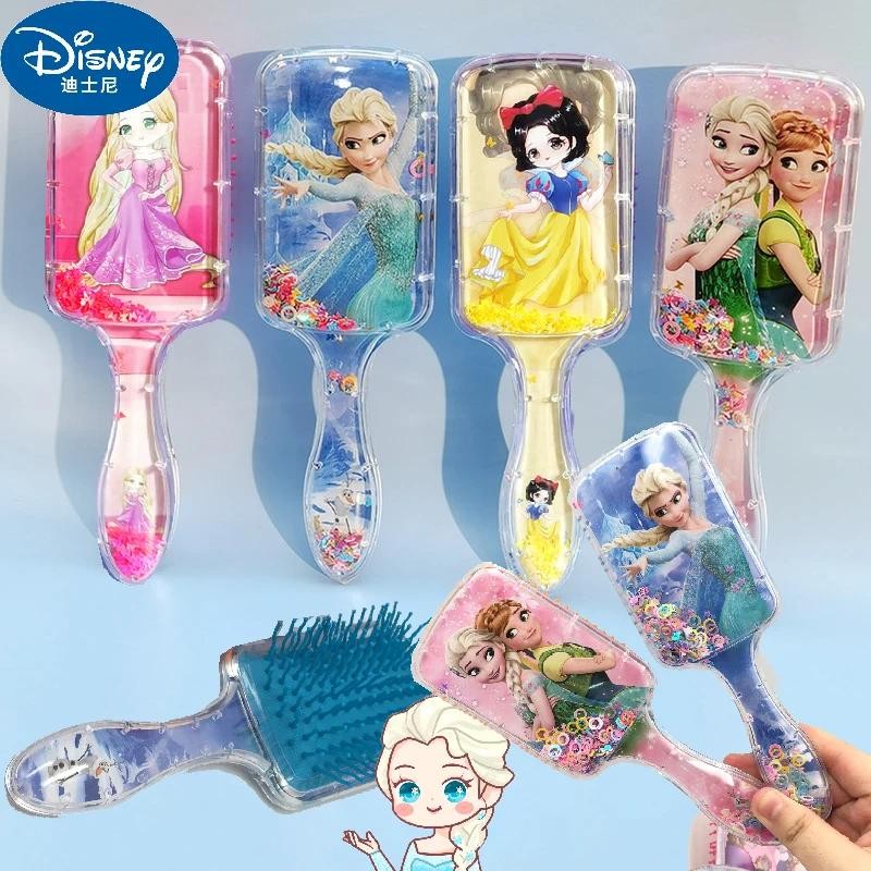 Disney Anime Frozen Comb Kawaii Elsa Anna Princess เด็กหวีการ์ตูน Disney Princess หวีเด็กผู้หญิงเด็กของขวัญ