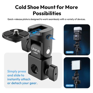 Ulanzi LA04 Light Stand Adapter อะแดปเตอร์ ต่อขาตั้งไฟ ไฟสตูดิโอ กล้อง DSLR Mirrorless แฟลช