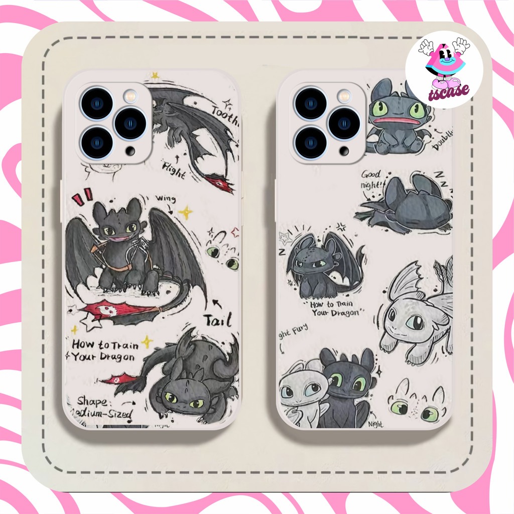 พิมพ์เลนส์ PROTECTOR DRAGON TOOTHLESS case oppo a60 a57 a58 2022 reno 4 a38 7 4g reno 8 5g a17 realm