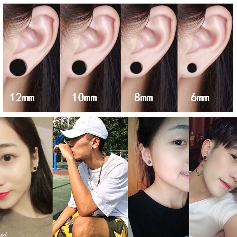 ต่างหูแม่เหล็ก 1ข้าง ไม่ต้องเจาะหู ผู้ชาย และผู้หญิง พร้อมส่ง