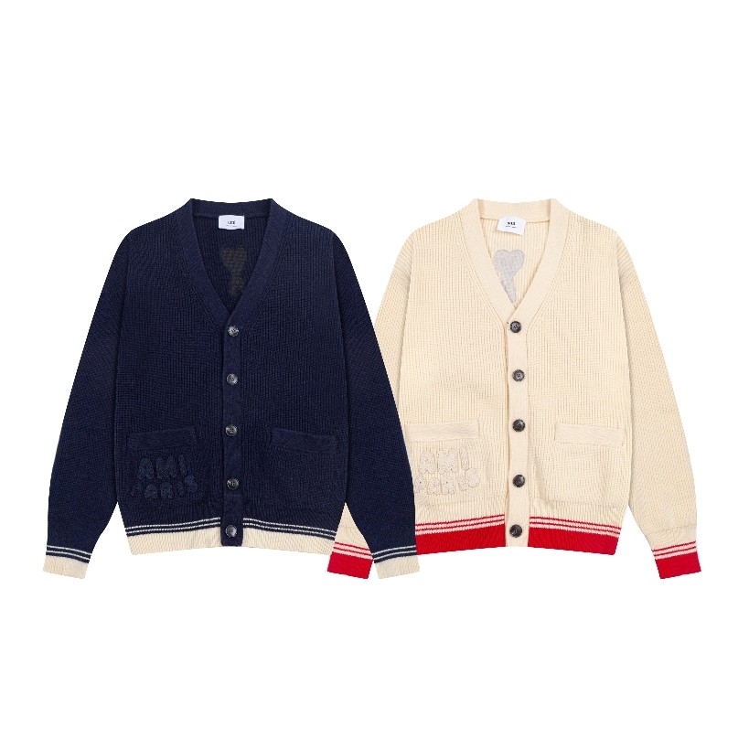CARDIGAN ใหม่ ถักลายพร้อมโลโก้ เสื้อกันหนาวถักมือ