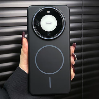 สําหรับ Honor X9D X9C X9A X9B X8C X7D X6C X5C Plus X9C Smart เคสโทรศัพท์แม่เหล็กเคลือบด้านบางเฉียบสีทึบกันกระแทกซิลิโคนแข็งปก