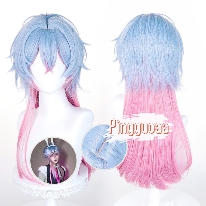 【Manmei】Vacaloid Hatsune Miku Male Rabbit Hole Cosplay Wig 65cm Long Heat-Resistant Synthetic Hair