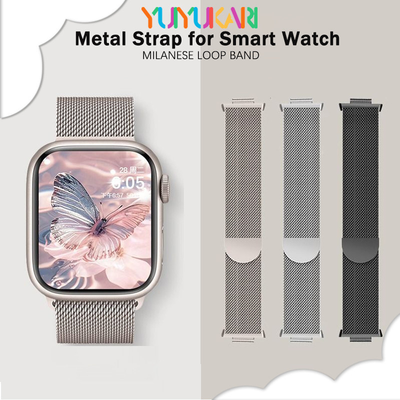 สายรัดโลหะลูป Milanese สำหรับ for Huawei Watch Fit 5 4 3 / 5 Pro สายพานสแตนเลสสำหรับ for Smartwatch Huawei Fit 3/4/4 Pro