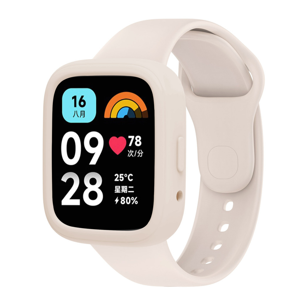 ซิลิโคนนุ่มกรณีป้องกันหน้าจอสําหรับ Redmi Watch 3 Active 3 Lite ซิลิโคนนุ่มกรณีป้องกันหน้าจอกรอบป้องกันกรอบ framework - รูปที่ 7