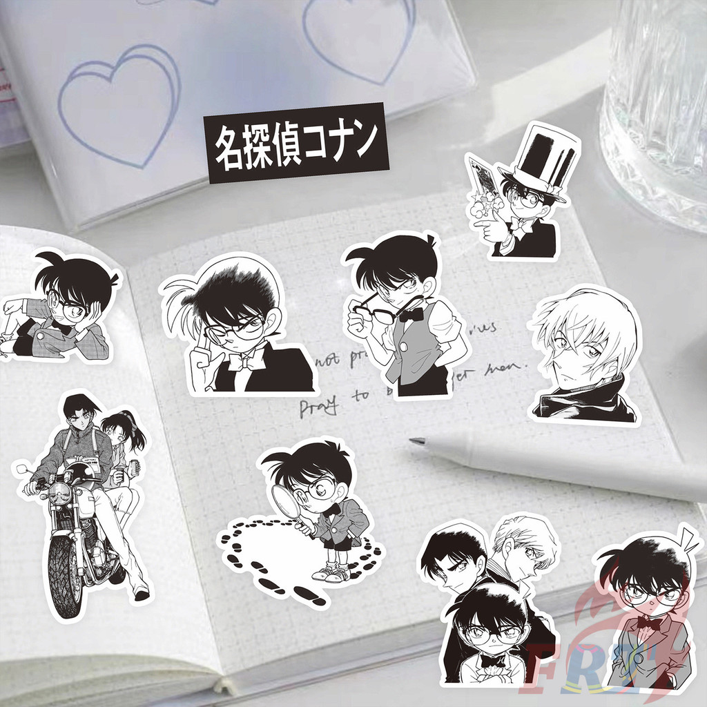 80ชิ้น/เซ็ต ❉ Detective Conan Series 02 สติ๊กเกอร์ขาวดําคลาสสิก ❉ สติ๊กเกอร์ DIY Fashion Doodle Decals ราคา ถูกที่สุด ดีลบีเคเค แกลเลอรีภาพที่ 6