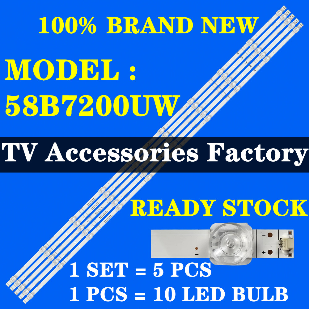 1 HISENSE ใหม่ชุด 58 INCH LED TV BACKLIGHT (TV LAMP) 58B7200 58B7200UW JL.D580A1330-365AS-M-V02 Mlb9