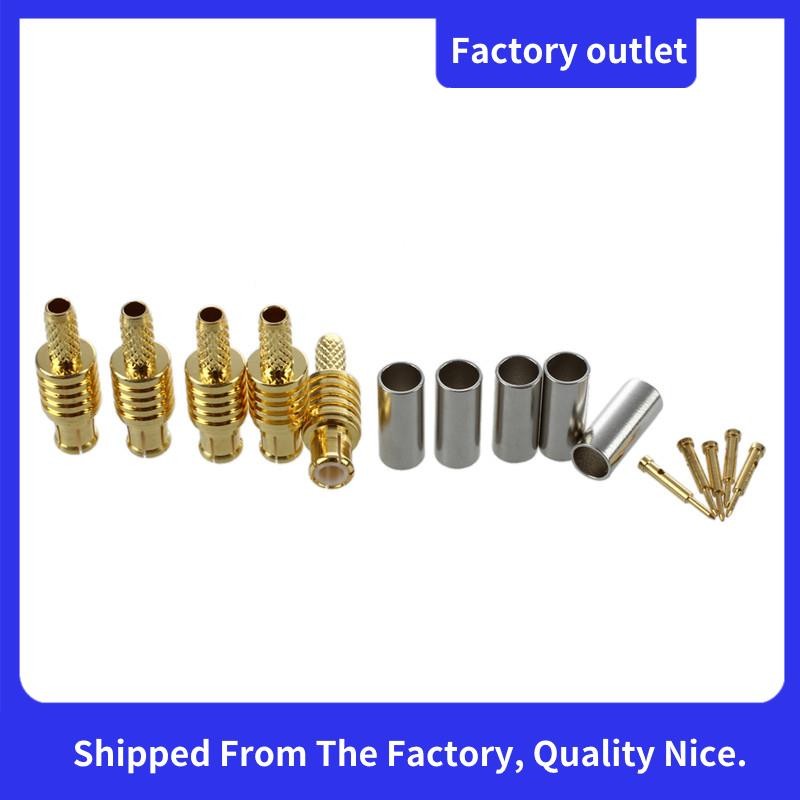 5 ชิ้น MCx ชายปลั๊กอะแดปเตอร์ตรงสําหรับ RG179 สาย