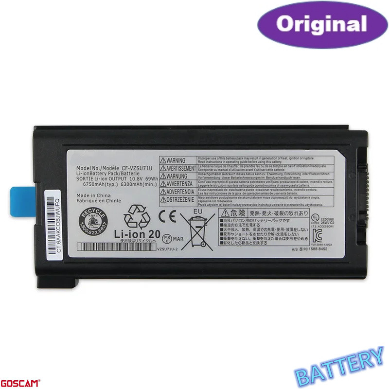 สำหรับ Panasonic CF-53 CF-31 CF-30 CF-VZSU71R CF-VZSU71U แบตเตอรี่แล็ปท็อป