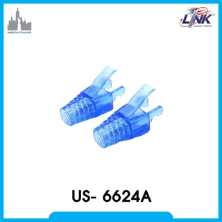 LINK US-6624A BLUE CAT6 LOCKING PLUG BOOT ใช้สำหรับเข้าหัวกับสายแลน 10/PACK