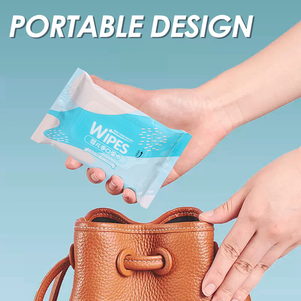 ผ้านอนวูฟเวนนุ่มแบบพกพาเด็กผ้าเช็ดทําความสะอาดใบหน้าแบบใช้แล้วทิ้ง-ซุปเปอร์มินิถุงเล็กผ้าเช็ดทําความสะอาดเปียก - รูปที่ 7