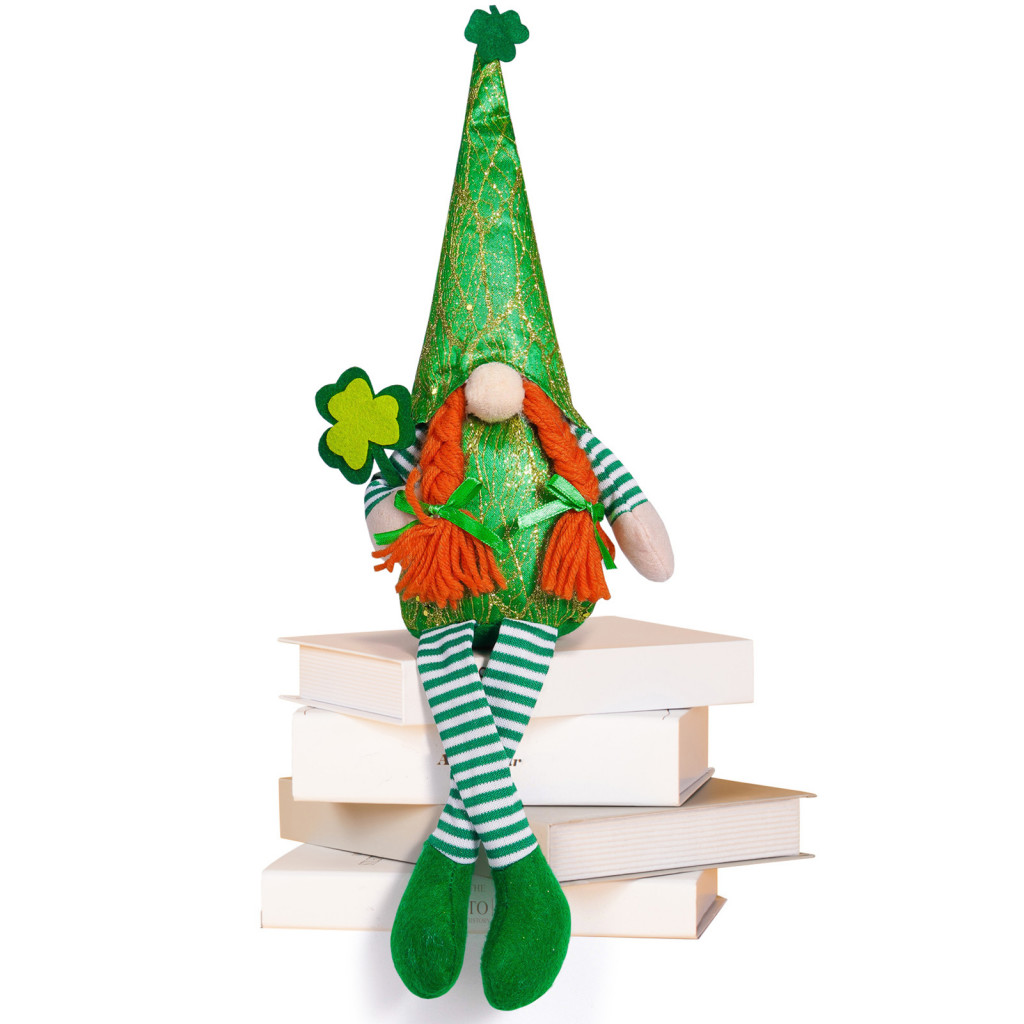 Cozy Touch St Patrick Day Gnome St Patrick Day Gnome Plush Handmade Irish Gnome ตุ๊กตาสําหรับ St Pat