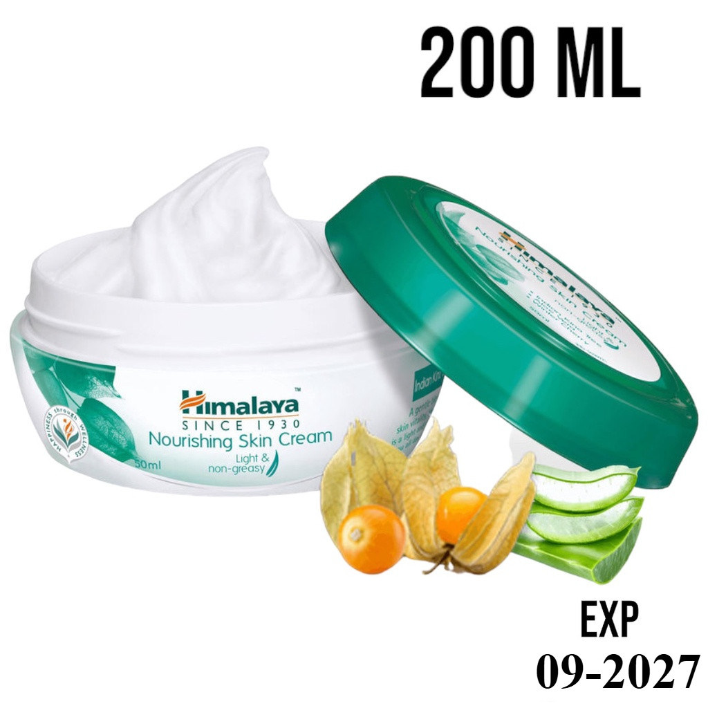 Himalaya Nourishing Skin Cream 200ml ຄຣີມບຳລຸງຜິວ (ຫິມະລາຢາ)