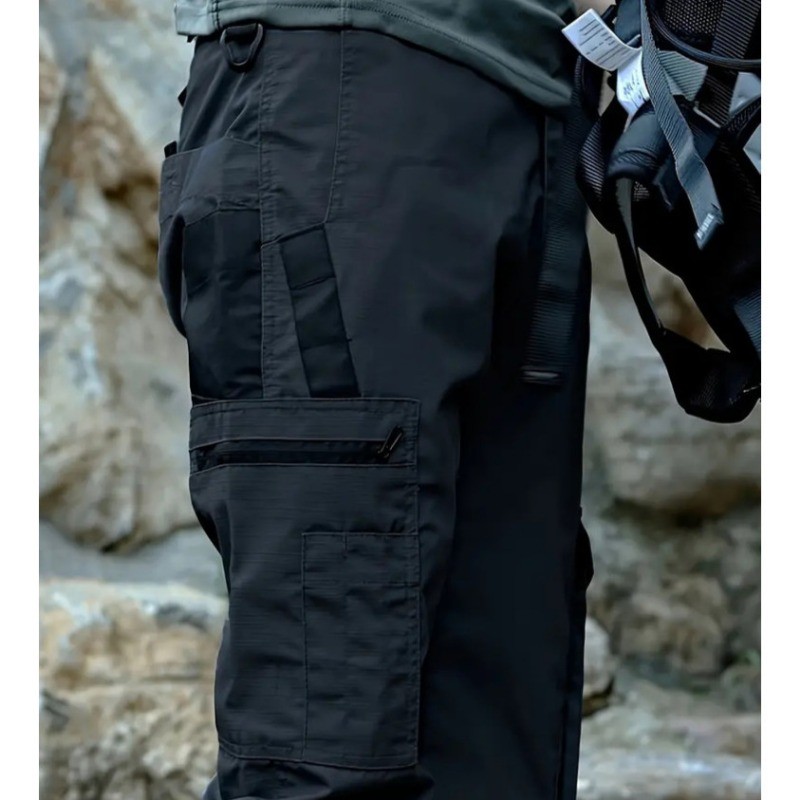 กางเกงเดินป่ายุทธวิธีกันน้ําผู้ชายทนทานหลายกระเป๋ากางเกงทํางาน ส-5เอ็กแอล สําหรับกิจกรรมกลางแจ้ง - รูปที่ 3