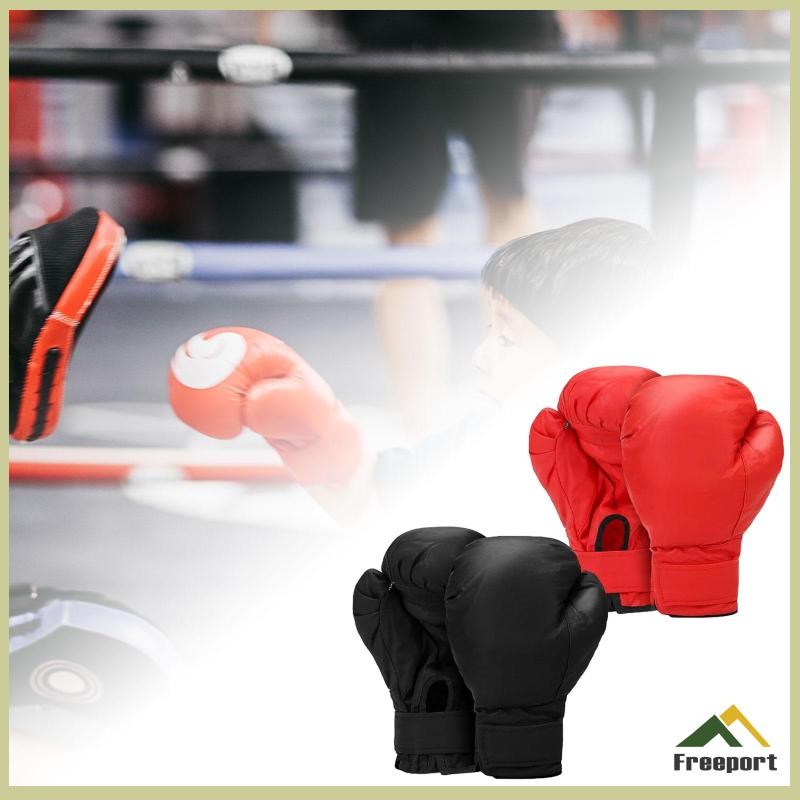 [Szgqmyyx1] นวมชกมวย 2 คู่ หนัง PU นวม Punching ถุงมือซ้อม