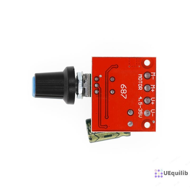 Uequilib PWM มอเตอร์ควบคุมความเร็วโมดูล PWM DC มอเตอร์ Governor 5v-35v ปรับความเร็วควบคุม Governor สวิทช์ 5A ฟังก์ชั่นสวิทช์ Led Dimmer ใหม่