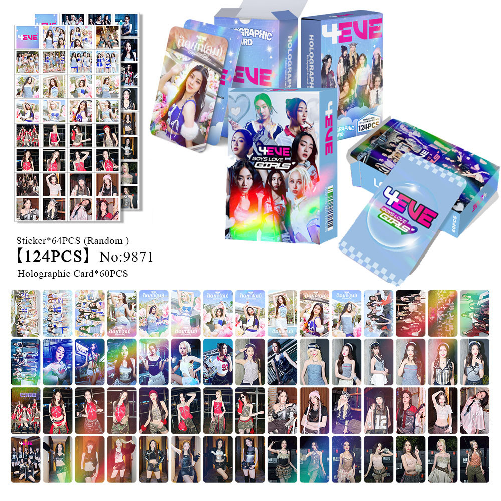 การ์ดโลโม่ การ์ด 4EVE การ์ด Photocards 4EVE การ์ดโลโม่ ของสะสมไอดอล การ์ด LOMO