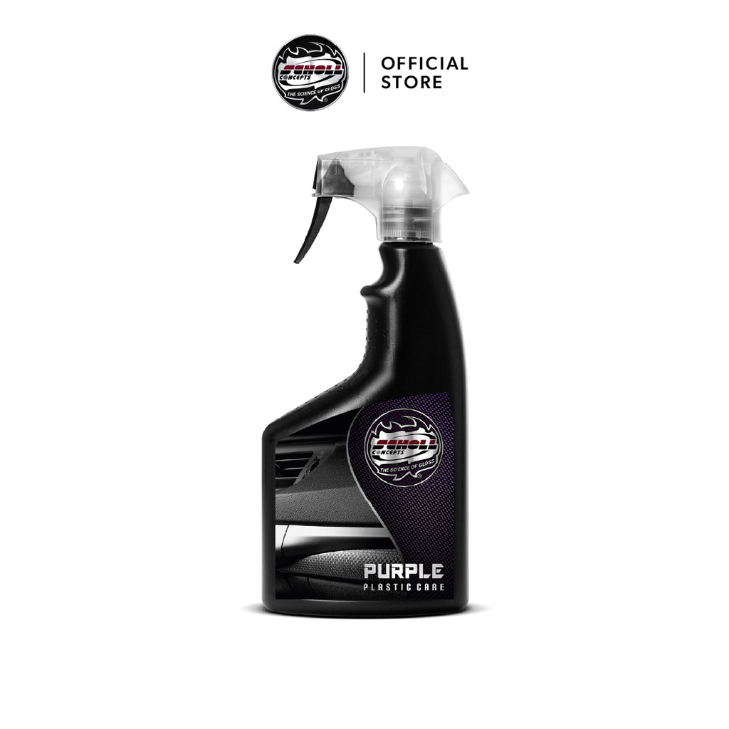 SCHOLL Concepts® PURPLE Plastic Care ผลิตภัณฑ์เคลือบบำรุงพลาสติก ไม่เหนียวเหนอะหนะ (500 ml)