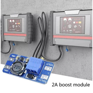 RABBITMALL DC-DC Boost โมดูล 2A บอร์ดบูสเตอร์แผงวงจรอินพุทความดันไฟฟ้า 2/24V ลิตร 5/9/12/28V 2577