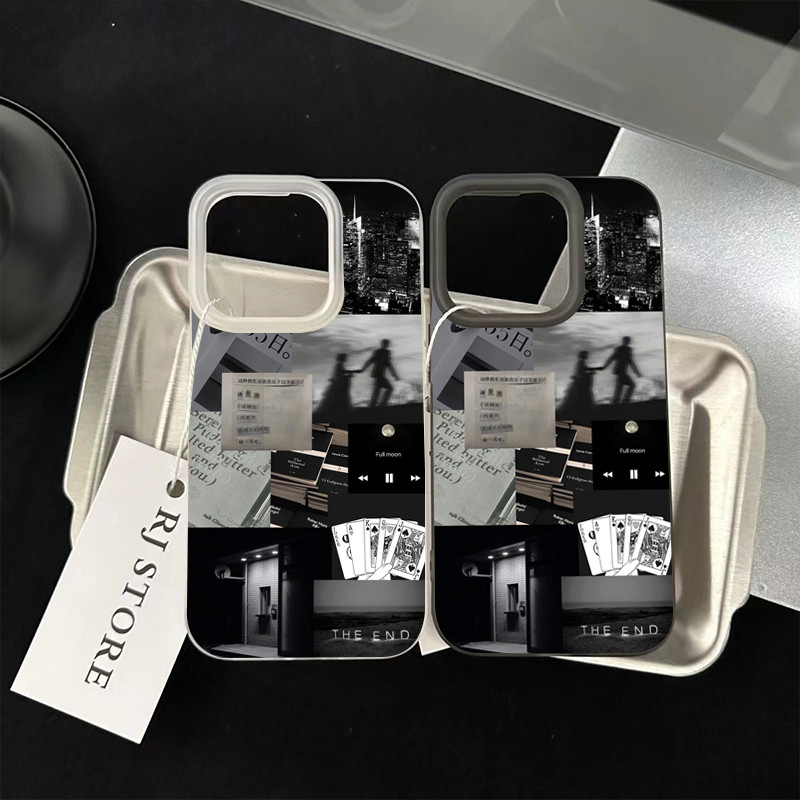 ฝาครอบโทรศัพท์นุ่ม กันกระแทก For iPhone11 13 15 12 14 16ProMax 7 8Plus X XR  XS Max รูปแบบสร้างสรรค์