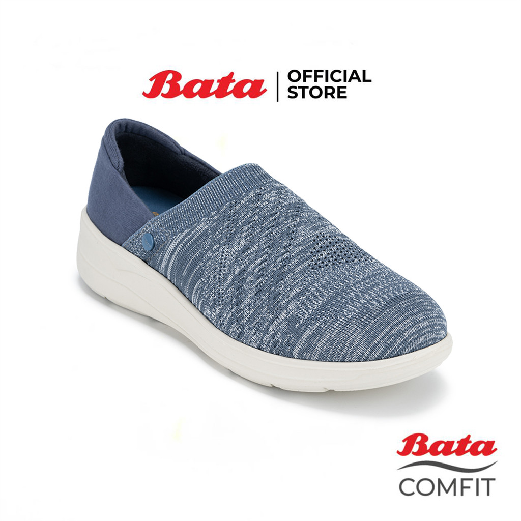 Bata บาจา Comfit รองเท้าเพื่อสุขภาพสลิปออน สำหรับผู้หญิง รุ่น ASSEES สีเบจ 5018159 สีดำ 5016159 สีน้