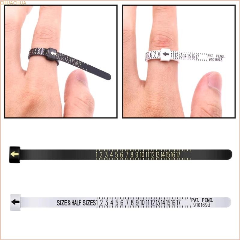 Chu เครื่องวัดขนาดนิ้วแบบใช้ซ้ําได้เครื่องมือวัดเครื่องประดับเครื่องมือขนาด UKSize US Size