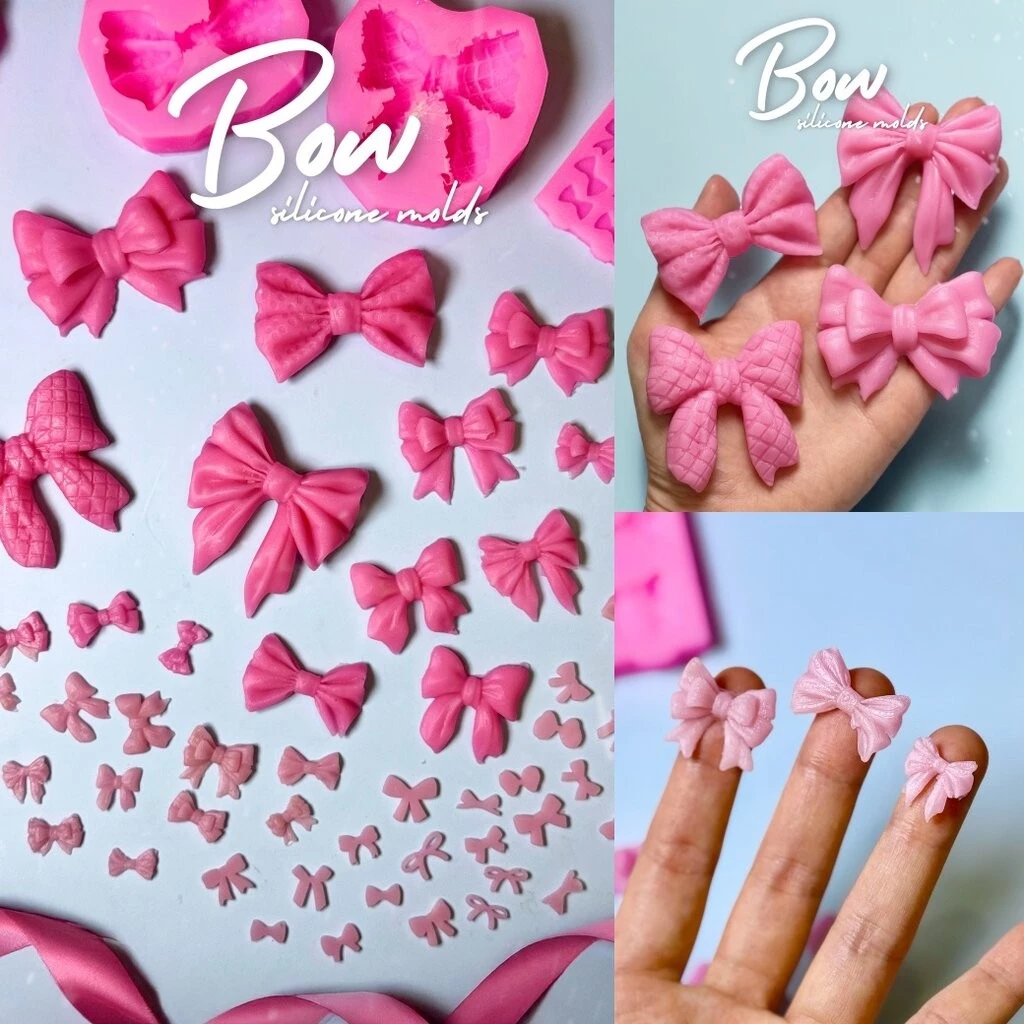 รวมแม่พิมพ์ขนม โบว์ น่ารัก หลายแบบ หลายไซส์