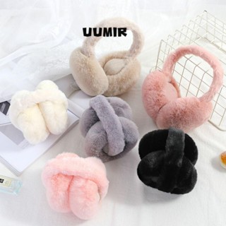 Uumir ที่ปิดหูกันหนาวฤดูหนาว, เครื่องอุ่นหูตุ๊กตาสีทึบป้องกั…