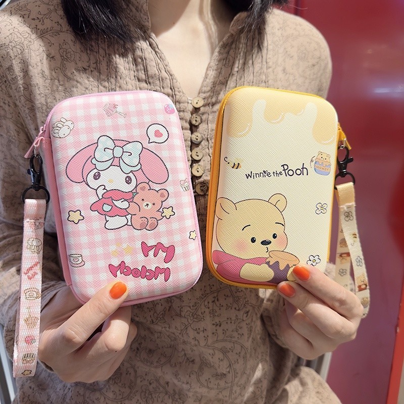 น่ารัก Cinnamoroll Ccd กระเป๋ากล้อง Hold-Proof Hard Shell การบีบอัด-Resistant การ์ดดิจิตอลขนาดเล็กกระเป๋าเก็บกล้องเหมาะสําหรับ Canon Sony กระเป๋าเครื่องสําอาง