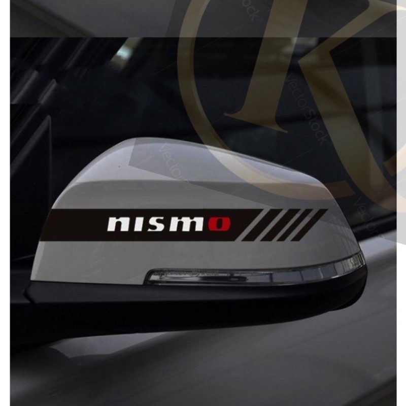 K435 NISMO Sides Mirror สติ๊กเกอร์ติดรถยนต์ไวนิล