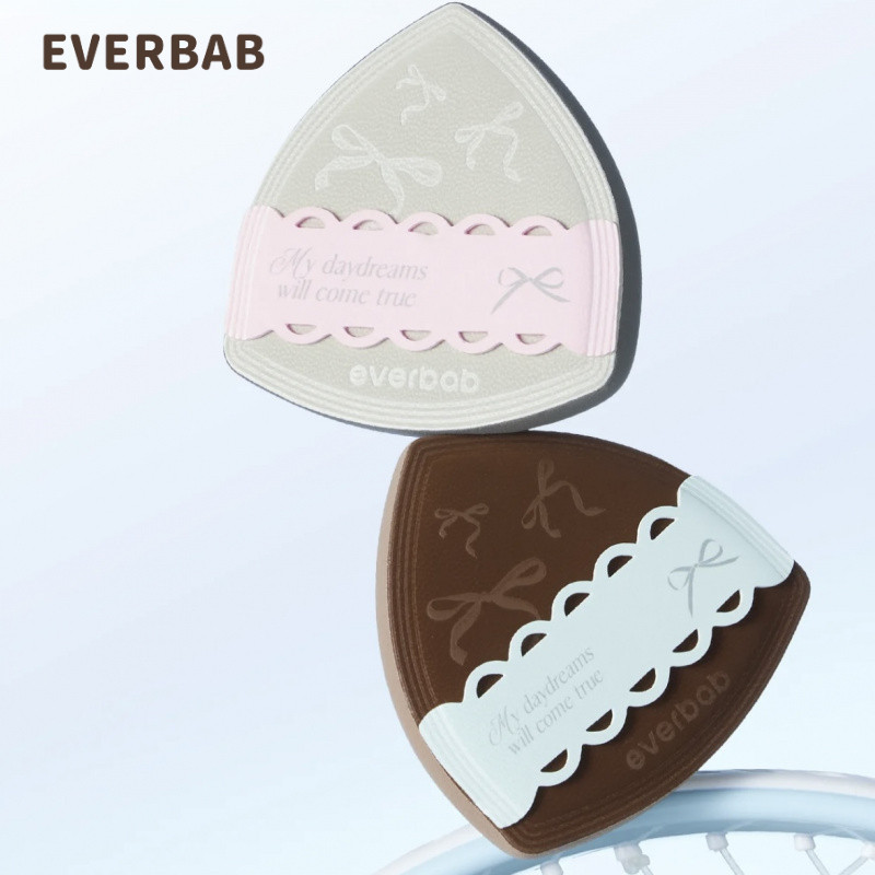 EVERBAB แป้งพัฟ ผิวนม เบาะลม แป้งพัฟ นุ่ม น่ารัก โบว์ เมคอัพ แป้งพัฟ