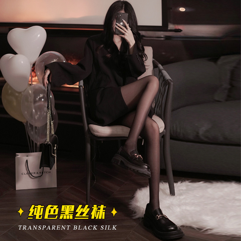 ถุงน่องสีดำสำหรับ 여성 แบบบางและเซ็กซี่ ป้องกันการขัดขวาง รูปที่ 6