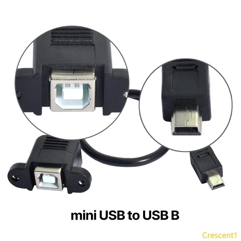BEI Mini USB to USB B Printer Cable สายเครื่องพิมพ์ USB Mini USB 5Pin Male to USB B