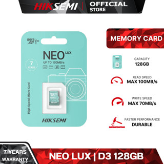 HIKSEMI NEO LUX | D3 128GB HIGH SPEED MICRO CARD CLASS 10 WA…
