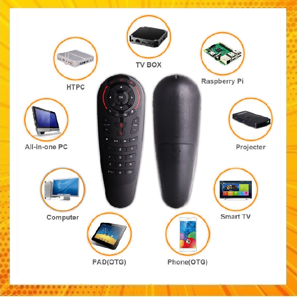 G30s Flying mouse ควบคุมเสียง air mouse เสียงระยะไกลการเรียนรู้ Order 33 ปุ่ม lk84