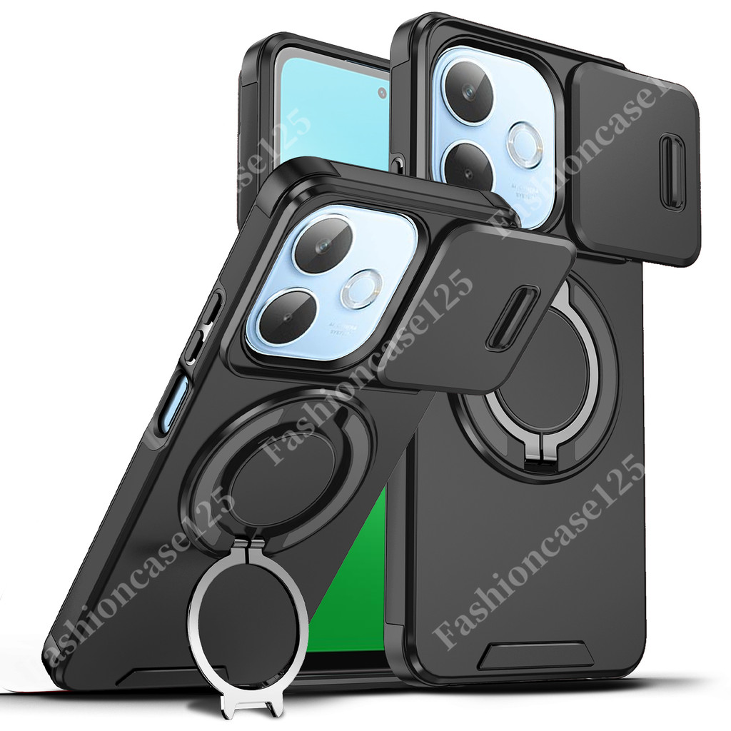 Oppo A5 Pro 5G 2025 ปลอกกันกระแทกเกราะสไลด์ปลอกแม่เหล็กสําหรับOppo A5 Pro A5Pro 5A OppoA5Pro 5G 4G 2