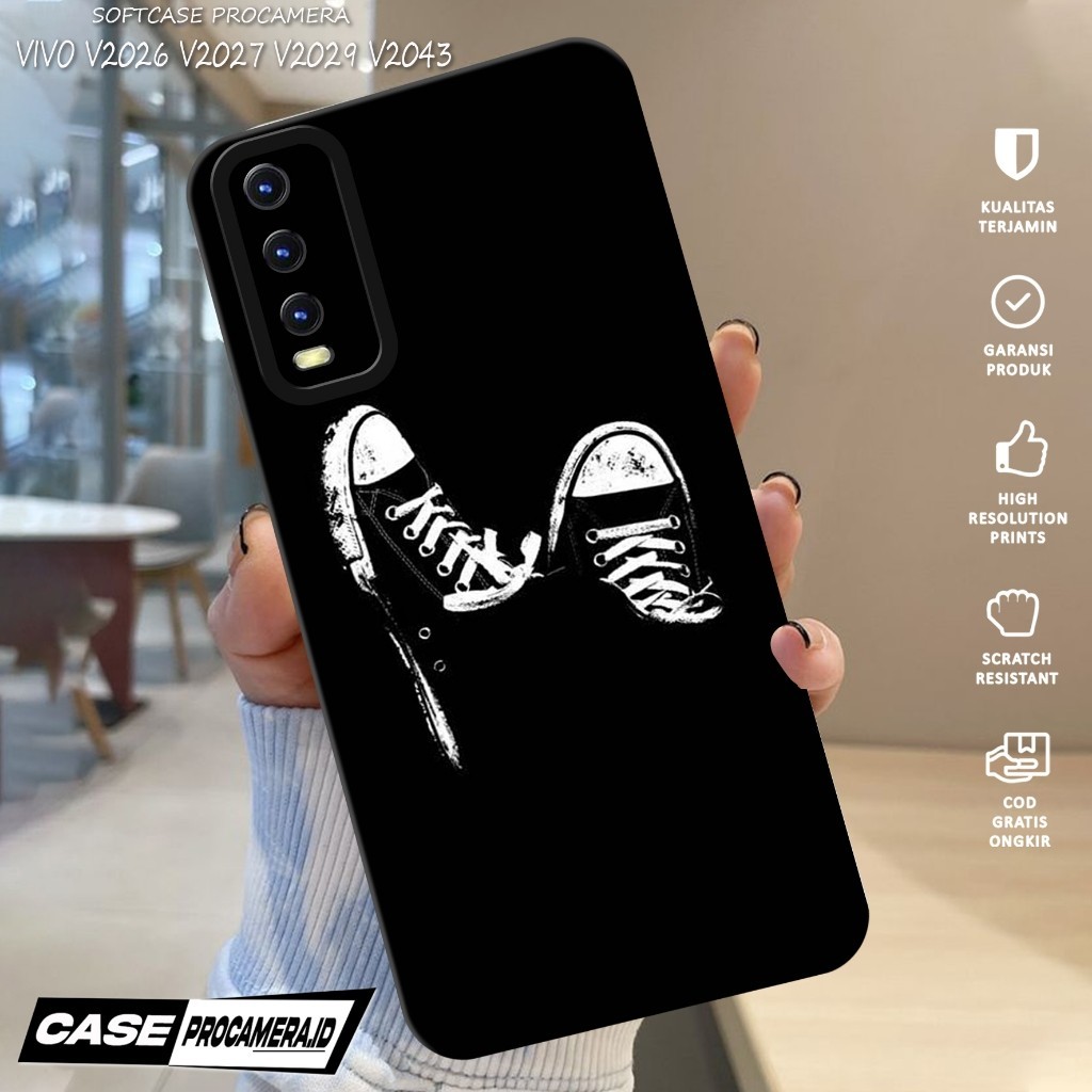 เคสที่รองรับสําหรับ VIVO V2043 V2026 V2027 V2029 ล่าสุด VIVO Procamera Casing 2025 {SKENA Case} Sili