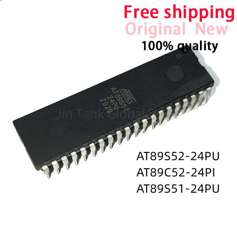 5 ชิ้น/ล็อต AT89S52-24PU AT89S52-24PI AT89S52 AT89C52-24PU AT89C52-24PI AT89C52 AT89S51-24PU DIP-40 
