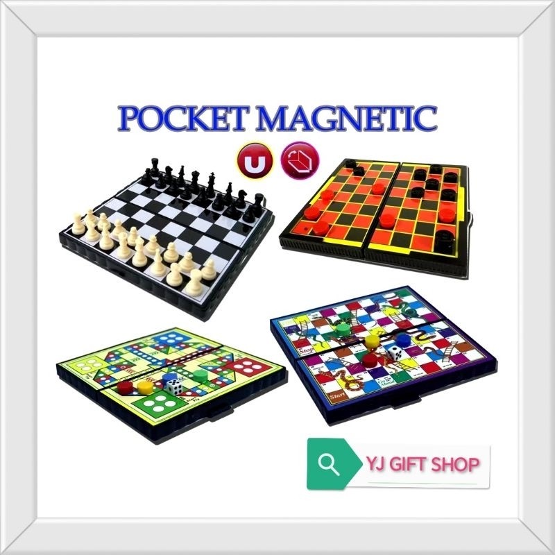[ชุดหมากรุก] Magnetic Chess Dught Snake Game Chess Set