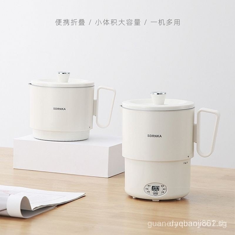 JAPAN sdrnka folding kettle Business TRIP Travel หม้อต้มน้ำพับได้หม้อต้มไฟฟ้าไฟฟ้ากาต้มน้ำไฟฟ้า sdrn