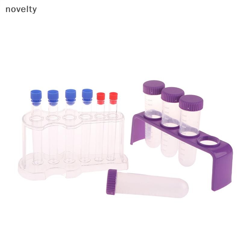 Nly 1 ชุดวิทยาศาสตร์ประถมศึกษาจัมโบ้หลอดทดลอง Rack สําหรับเด็กเด็ก Early Educational Learning Fine Motor Skill ของเล่น N