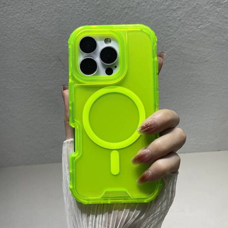 ถอดออกได้3 ใน 1ลูกอมสีโปร่งแสงแม่เหล็กกรณีโทรศัพท์สําหรับ ไอโฟน 16 11 12 13 14 15 มือโปร สูงสุด 15 14 16บวกกันกระแทกกันชนนุ่มปลอก เคลือบ พีซี ปกหลัง