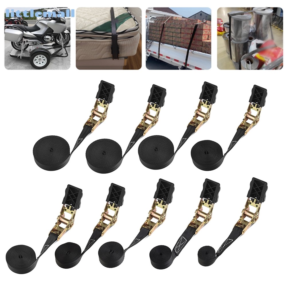 -9Meters Ratchet Tensioner Loop Lashing Straps Heavy Duty Ratchet Webbing Cargo
