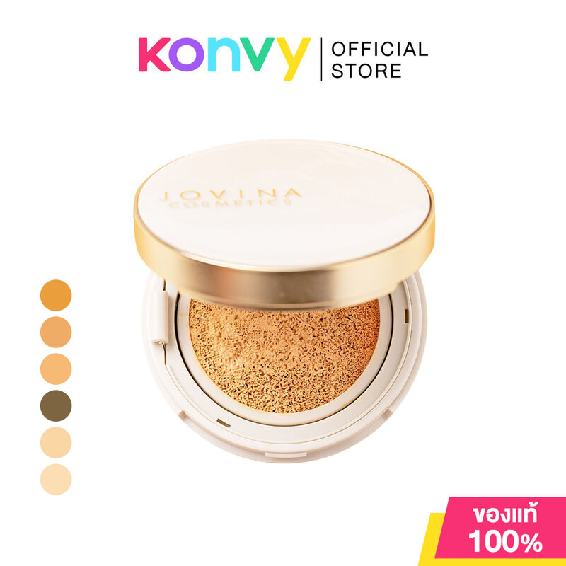 JOVINA COSMETICS Everyday Perfecting Cushion Long Wear SPF 25 PA+++ 15g โจวีน่า คุชชั่นเนื้อกึ่งแมท